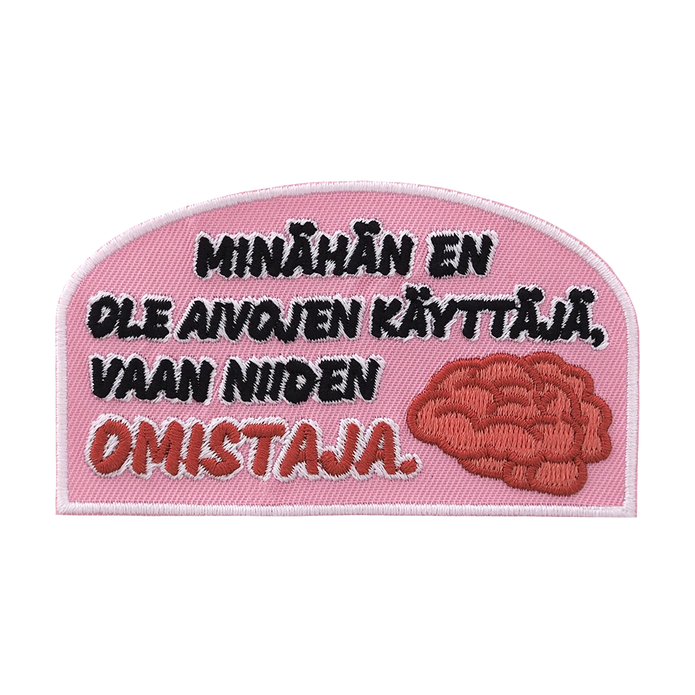 merkittu.com - haalarimerkki, Aivojen omistaja