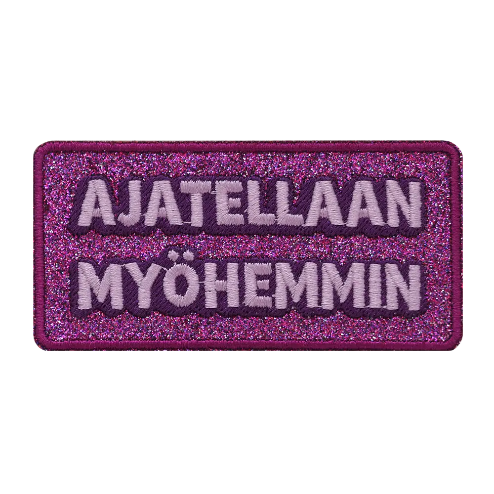 Glitterkangasmerkki.