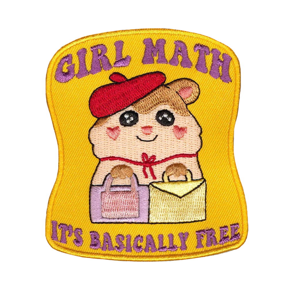 merkittu.com - haalarimerkki, Girl math