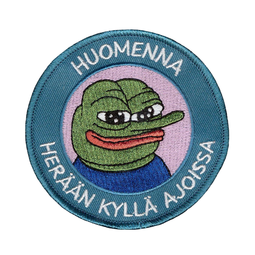 merkittu.com - haalarimerkki, Herään ajoissa