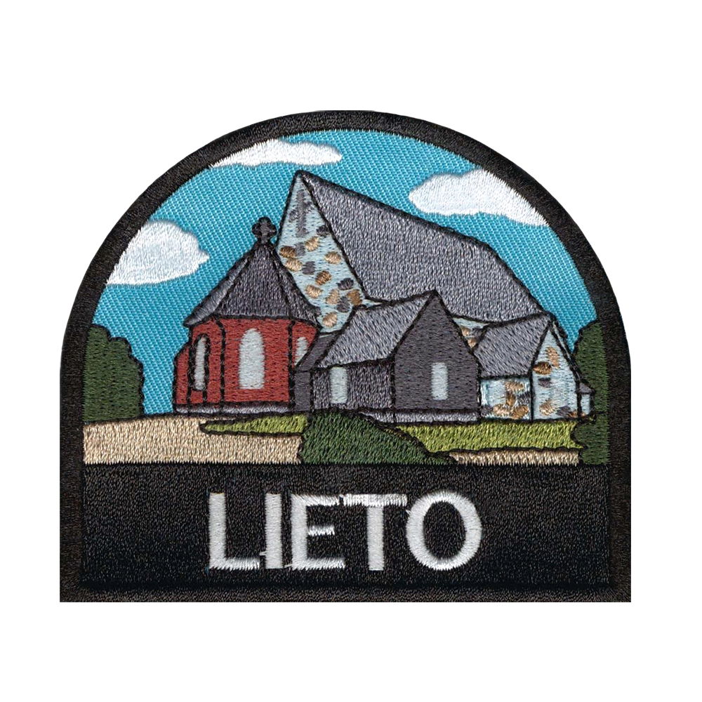Brodeerattu haalarimerkki, Lieto.