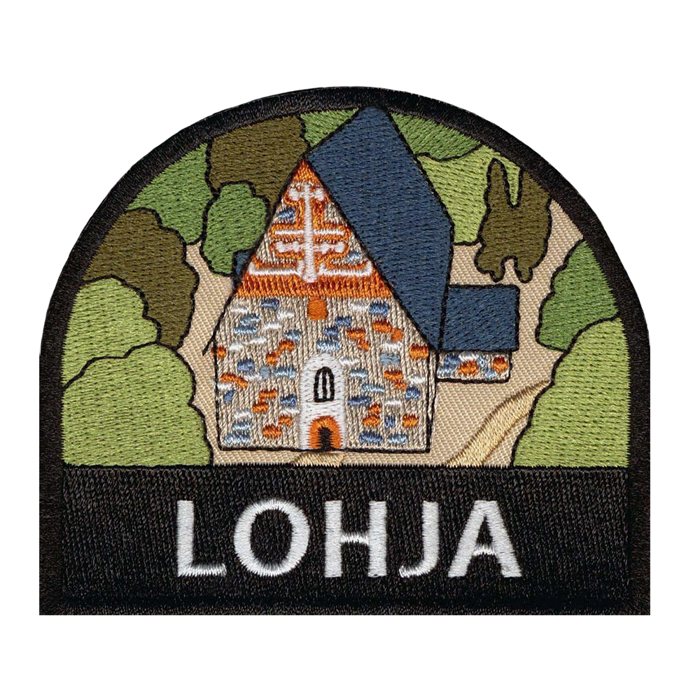 Brodeerattu merkki, Lohja.