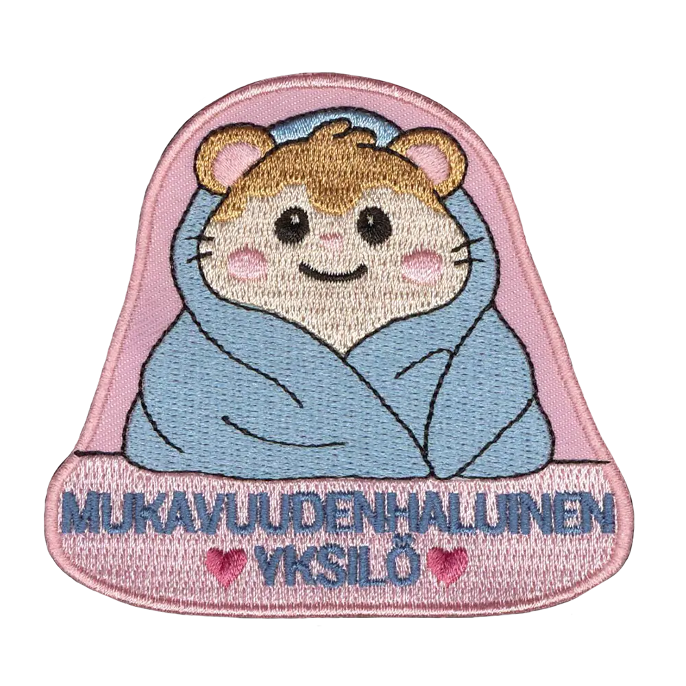 Brodeerattu kangasmerkki, Mukavuudenhaluinen yksilö.