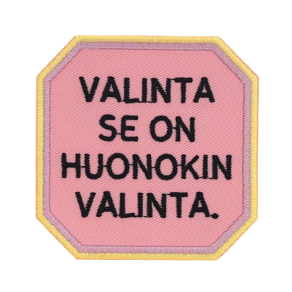 merkittu.com - haalarimerkki Valinta se on